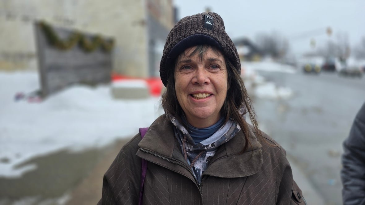 Sheila Saban in downtown St. Stephen, N.B.